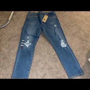 COPY - Levi’s high waisted wedgie skinny blue jeans 14 NWT